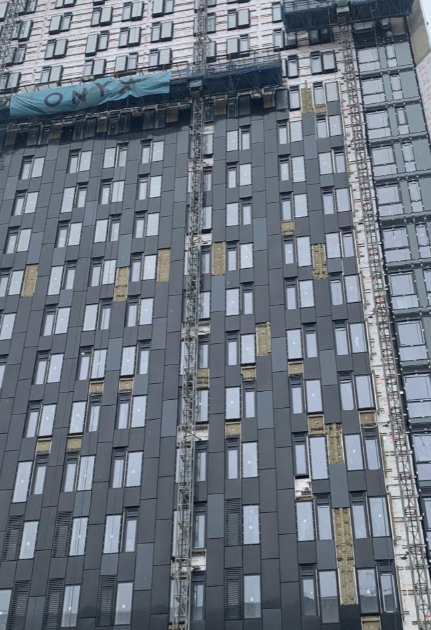 LANCASTER CIRCUS BIRMINGHAM — Full envelope installation to a landmark high-rise tower.