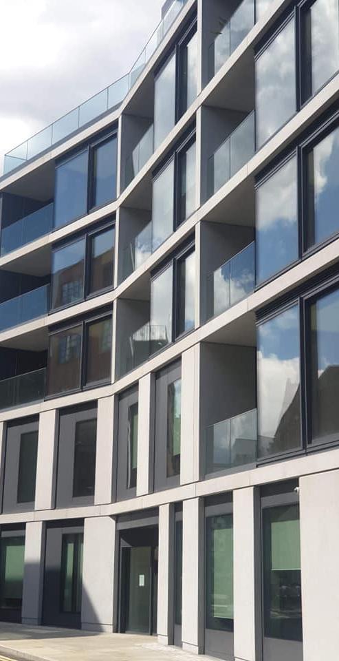 Nile Street — Curtain wall, windows and feature metalwork to a mixed-use development.